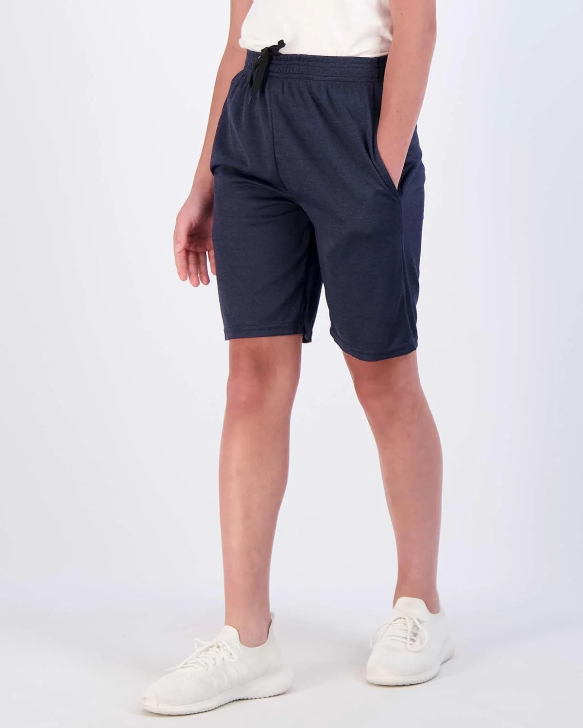 بسته 5 عددی: لباس ورزشی بافت توری مناسب پسران و دختران نوجوان، مناسب بسکتبال، فوتبال، لاکراس، تنیس، تمرین، باشگاه تابستانی، گلف، دویدن، شورت ورزشی کشباف با قابلیت خشک شدن سریع - ست 15، سایز L (10/12)