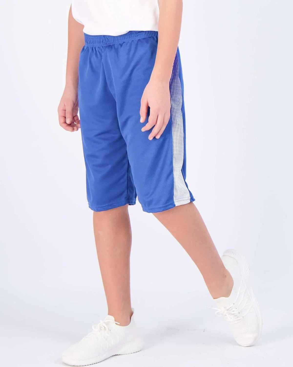 ست 5 عددی شورت ورزشی توری مناسب پسران و دختران نوجوان، لباس ورزشی با عملکرد عالی برای بسکتبال، فوتبال، لاکراس، تنیس، ورزش، باشگاه تابستانی، گلف، دویدن - ست 13، سایز L(14/16)