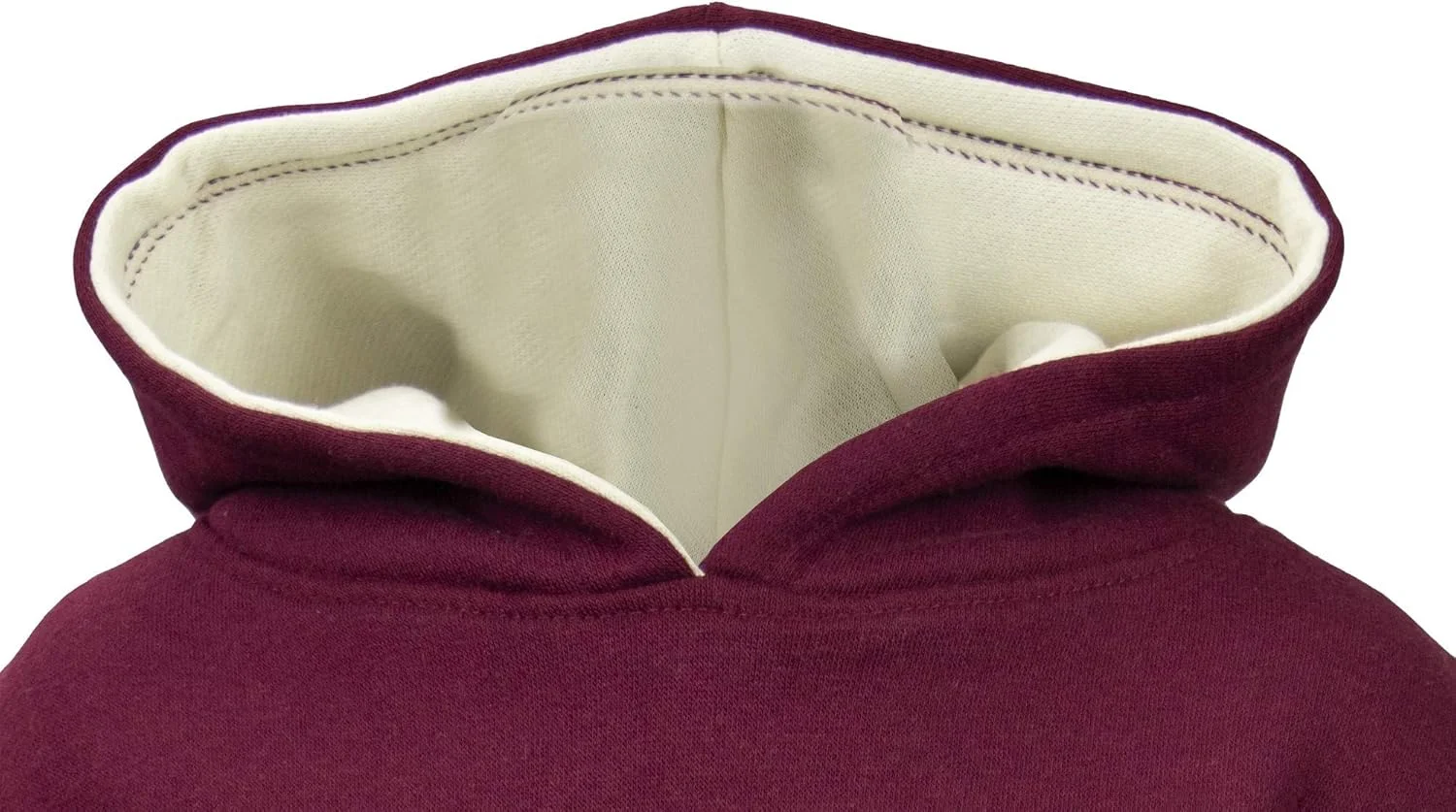 هودی کلاه دار بچه گانه унисекс دارای مجوز دانشگاه آکسفورد OU129K، لباس پسرانه، زرشکی (7-8 سال)، زرشکی، 7-8 سال