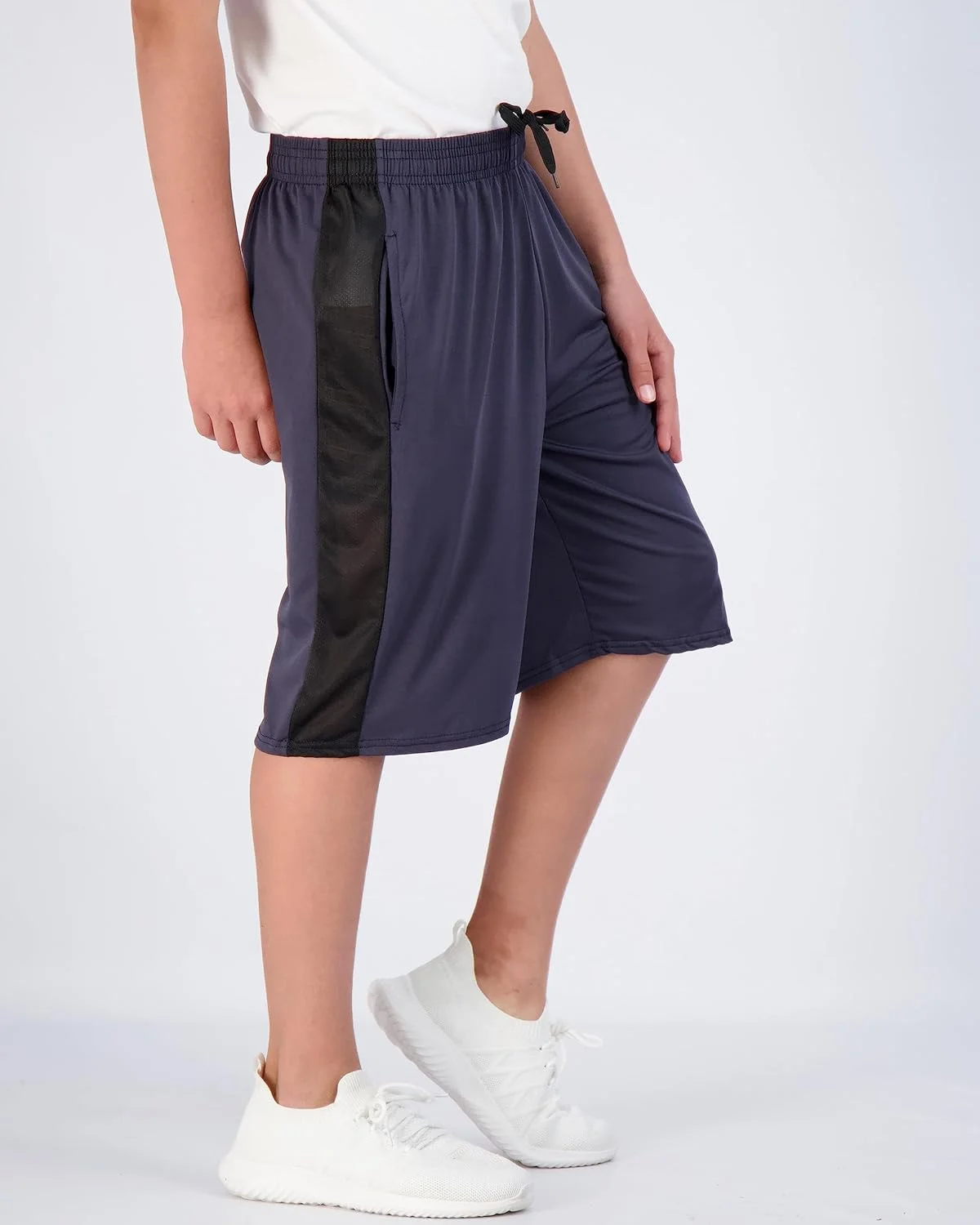 شلوارک ورزشی پسرانه 5 عددی رئال اسنشیالز، مناسب بسکتبال و فعالیت های ورزشی با جیب