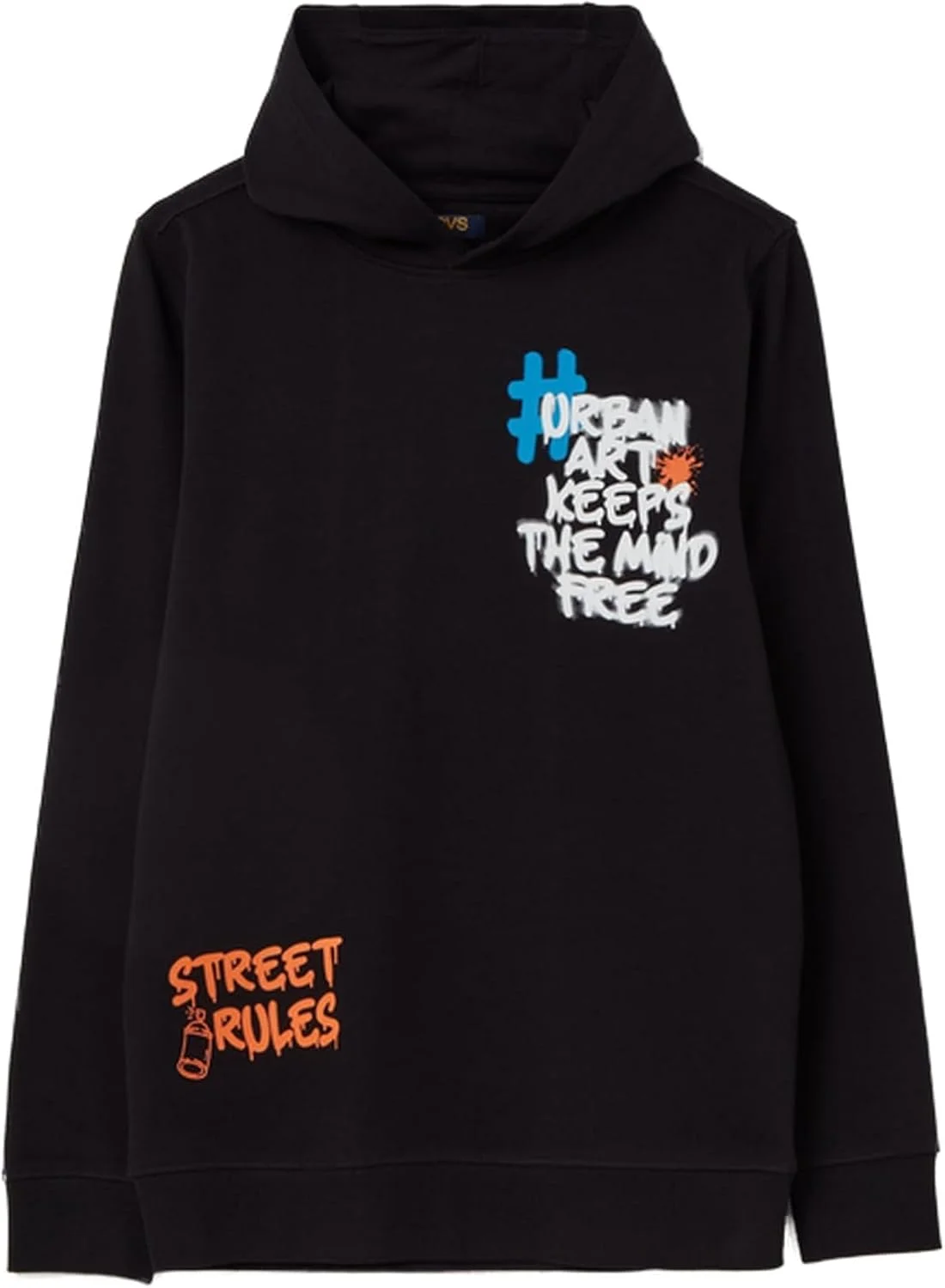 سویشرت کلاه دار پسرانه OVS از جنس فرنچ تری با طرح چاپی