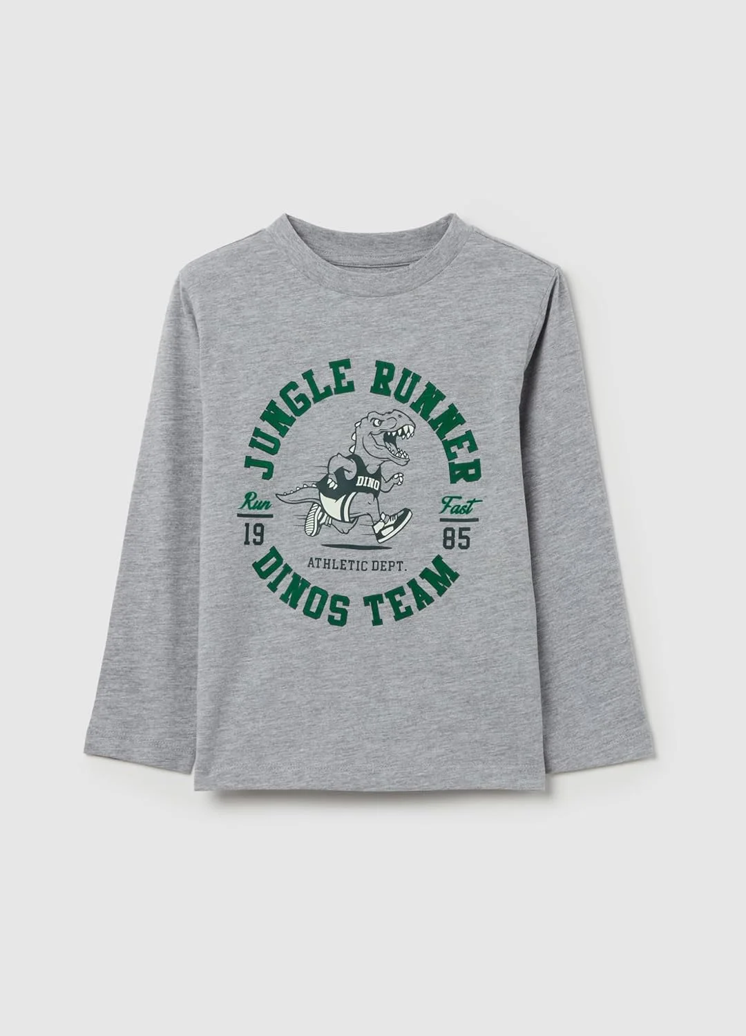 تی شرت آستین بلند پسرانه OVS با طرح چاپی