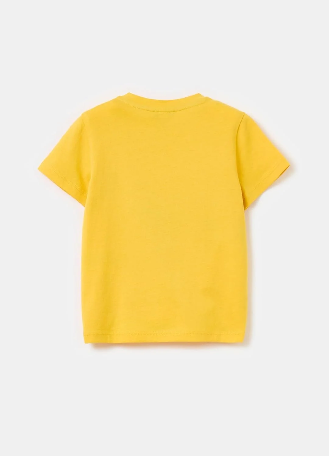 تی شرت نخی پسرانه طرح دار OVS مدل 2060901-زرد تی شرت نخی پسرانه طرح دار OVS مدل 2060901-زرد
