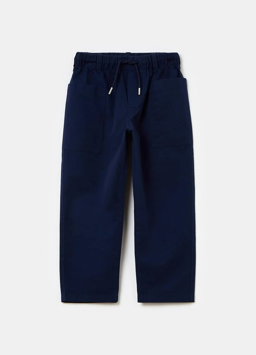 شلوار پسرانه او وی اس مدل 1988514-BLUE، از جنس لینن و پنبه، دارای بند کشی