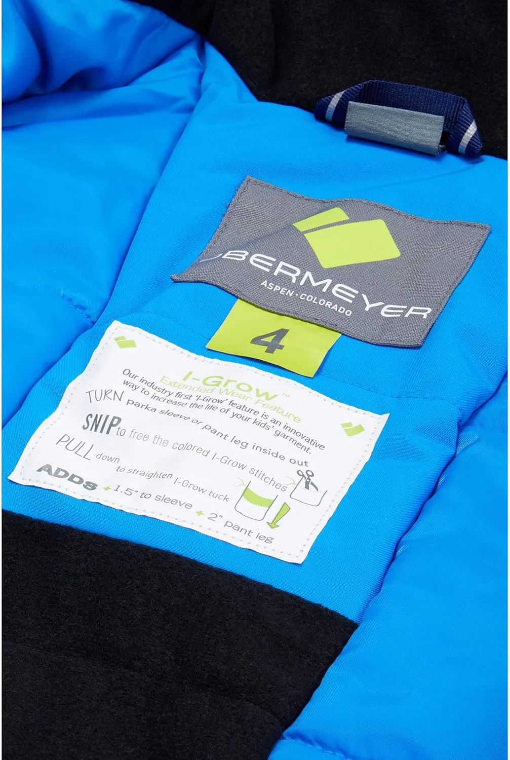 کاپشن پسرانه Obermeyer Formation (مناسب کودکان نوپا/کودکان کوچک/کودکان بزرگ)، سرمه ای، 2