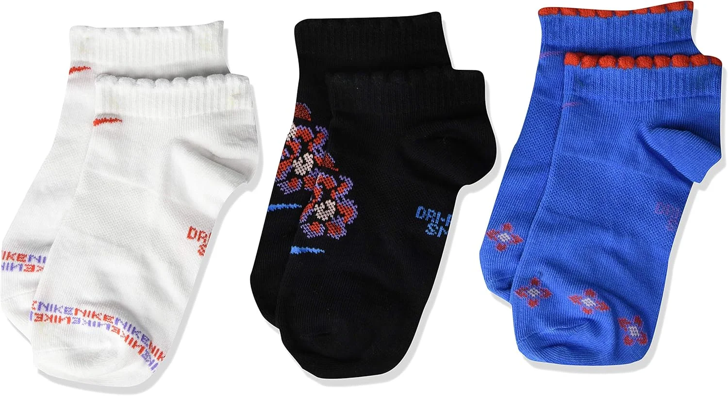 جوراب ورزشی بچگانه نایکی مدل Everyday Lightweight No Show - بسته 3 عددی