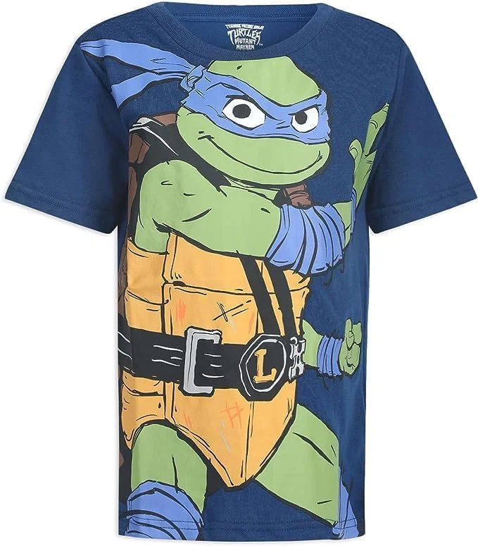 ست تی‌شرت آستین کوتاه 4 عددی پسرانه نیکلودئون برای کودکان بزرگ