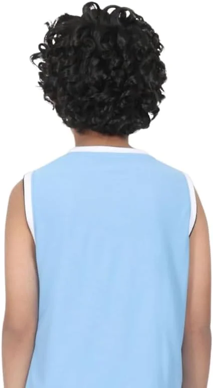 زیرپوش رکابی یقه گرد پسرانه با بافت طرح دار