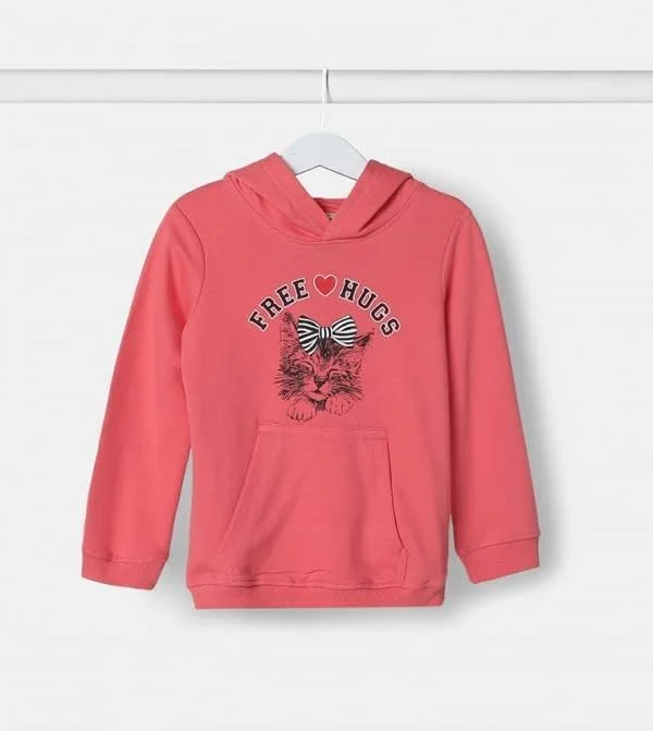 هودی کلاه دار طرح دار نوزاد نئون سایز 3-4 سال طلایی