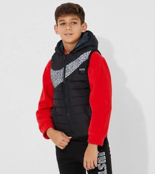 ست لباس راحتی طرح نئون آبی بچگانه - سایز ۱۳-۱۴ سال