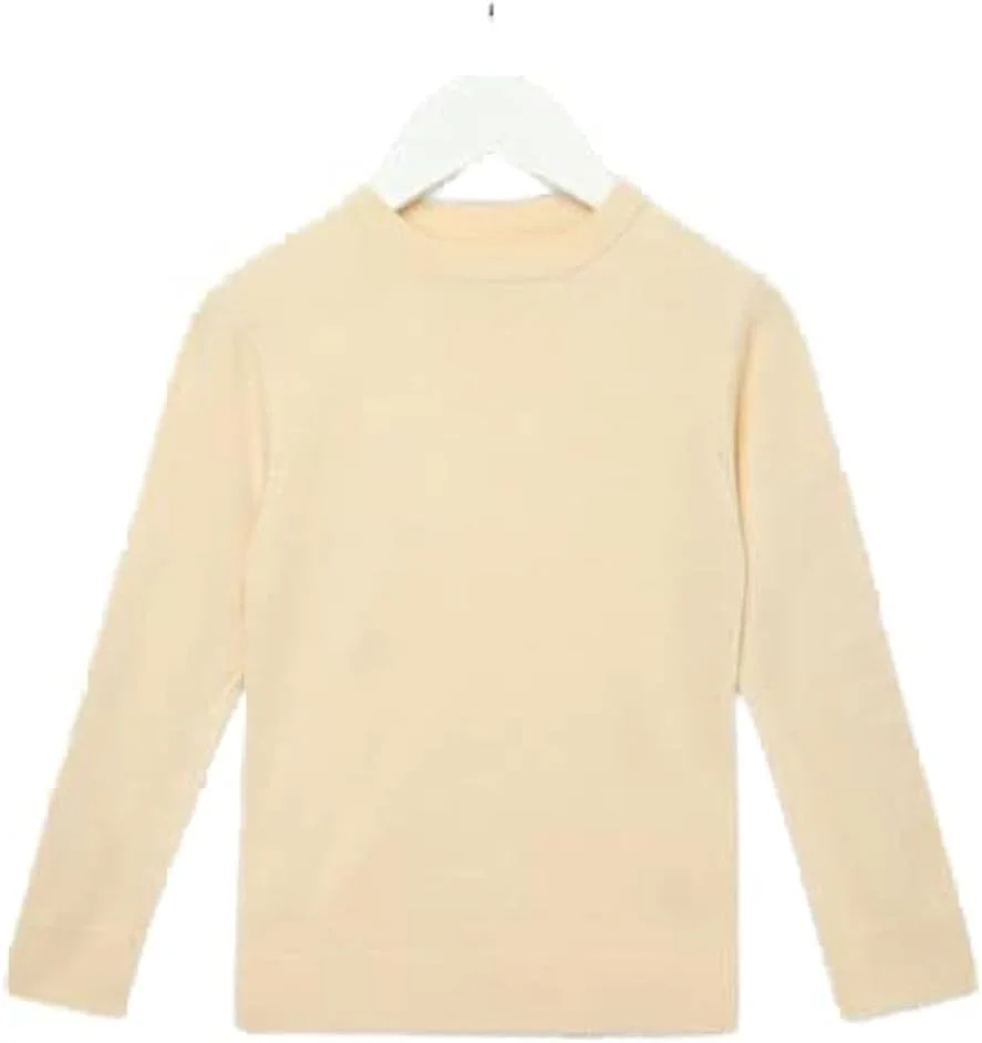 پلیور غیر رسمی پسرانه بچه گانه بژ نئون - سایز 5-6 سال