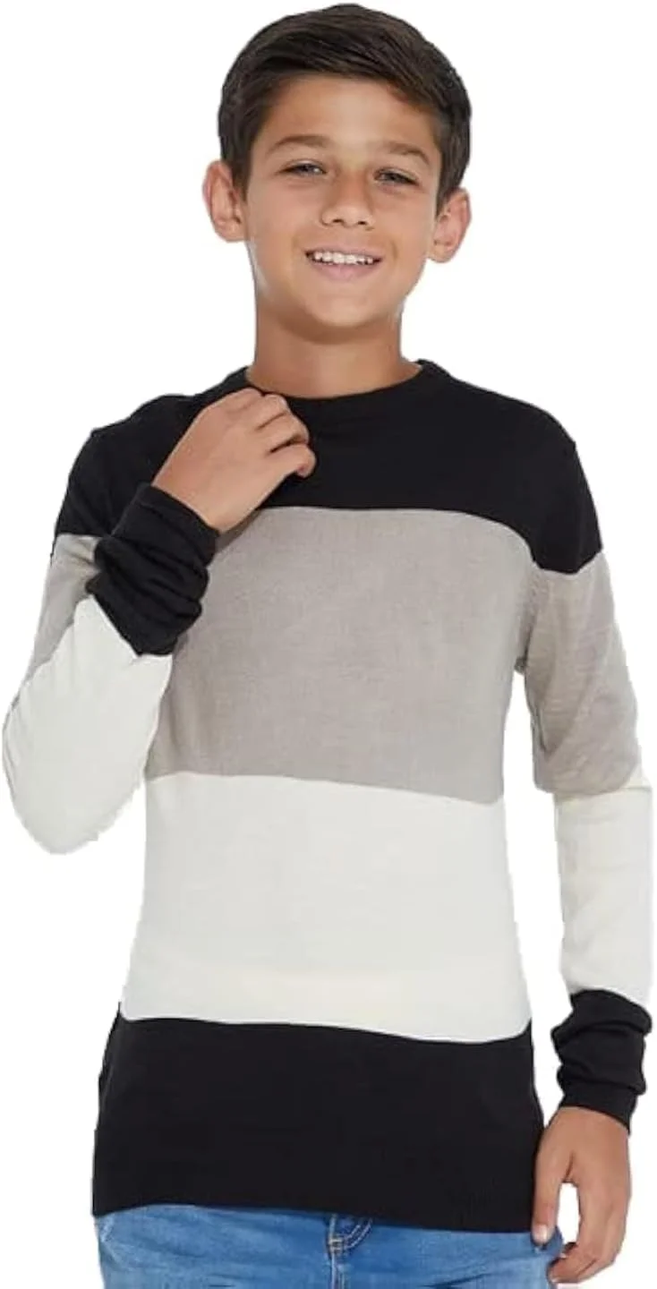 بلوز آستین بلند مشکی نئون بچگانه مناسب استفاده روزمره - سایز ۱۱-۱۲ سال