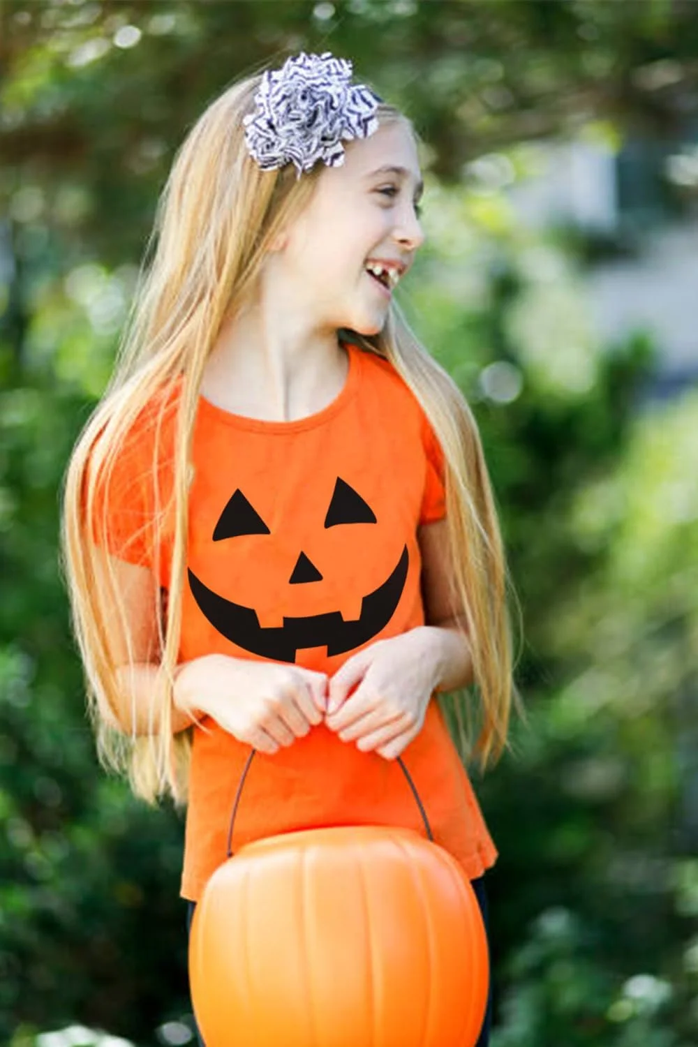 تی‌شرت آستین کوتاه طرح کدو تنبل و اسکلت مناسب هالووین برای کودکان ۲ تا ۷ سال