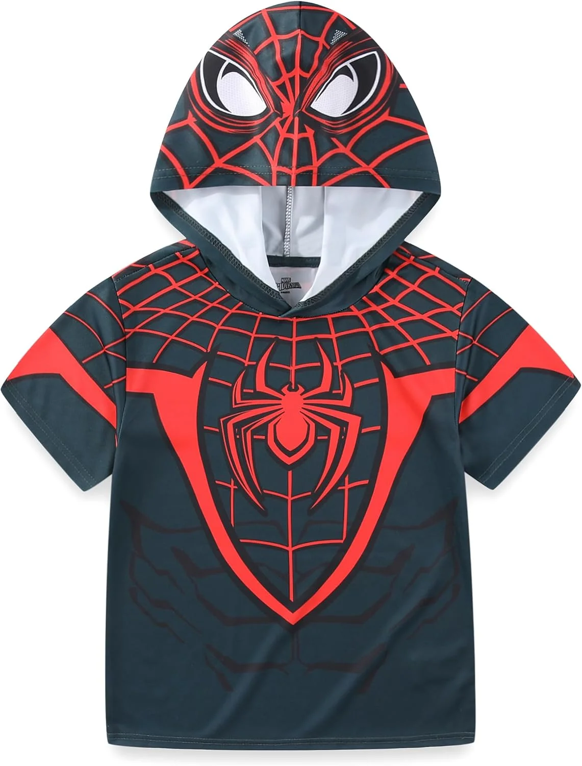 ست تیشرت آستین کوتاه کلاهدار ورزشی و شورت توری اکتیو پسرانه مارول برای بچه های بزرگ (بسته 2 عددی) ست تیشرت آستین کوتاه کلاهدار ورزشی و شورت توری اکتیو پسرانه مارول برای بچه های بزرگ (بسته 2 عددی)