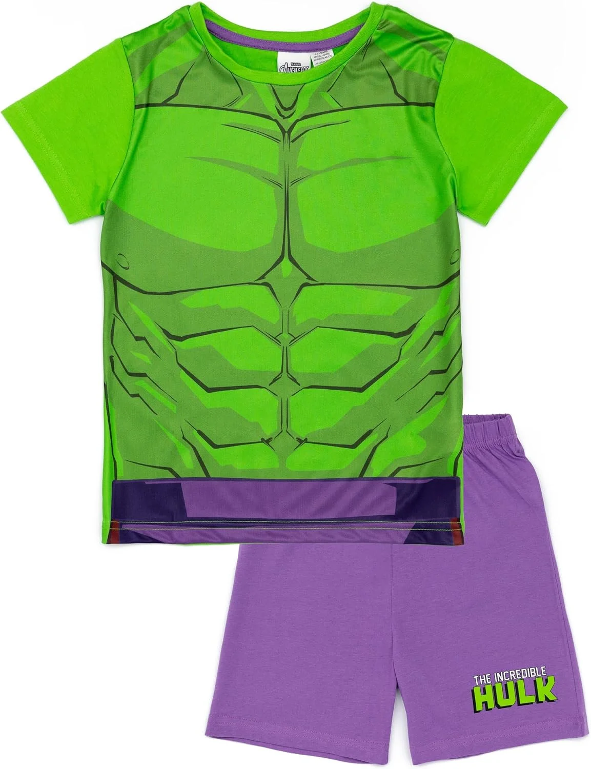 ست لباس خواب پسرانه مارول اونجرز | تی شرت و شورت بچگانه | لباس خواب | لباس خواب کامل قهرمانان برای کودکان | لباس راحتی دنج
