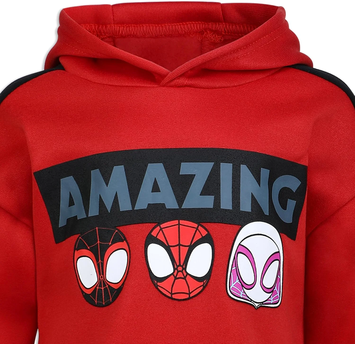ست دو تکه لباس پسرانه مارول اونجرز اسپایدرمن: هودی سویشرت گرافیکی و شلوار جاگر برای کودکان نوپا - قرمز