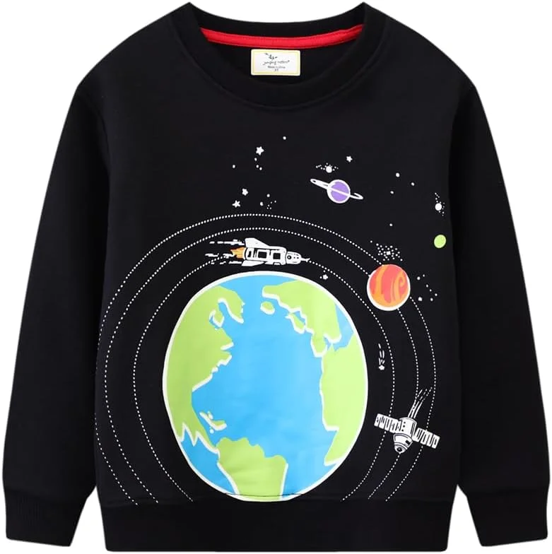 سویشرت پسرانه LitBud طرح کوسه، یقه گرد، مناسب لباس کودک نوپا، بلوز نخی پسرانه، آستین بلند، پلیور غیر رسمی، تی شرت پاییزی برای بچه ها، سایز 1-7 سال سویشرت پسرانه LitBud طرح کوسه، یقه گرد، مناسب لباس کودک نوپا، بلوز نخی پسرانه، آستین بلند، پلیور غیر رسمی، تی شرت پاییزی برای بچه ها، سایز 1-7 سال