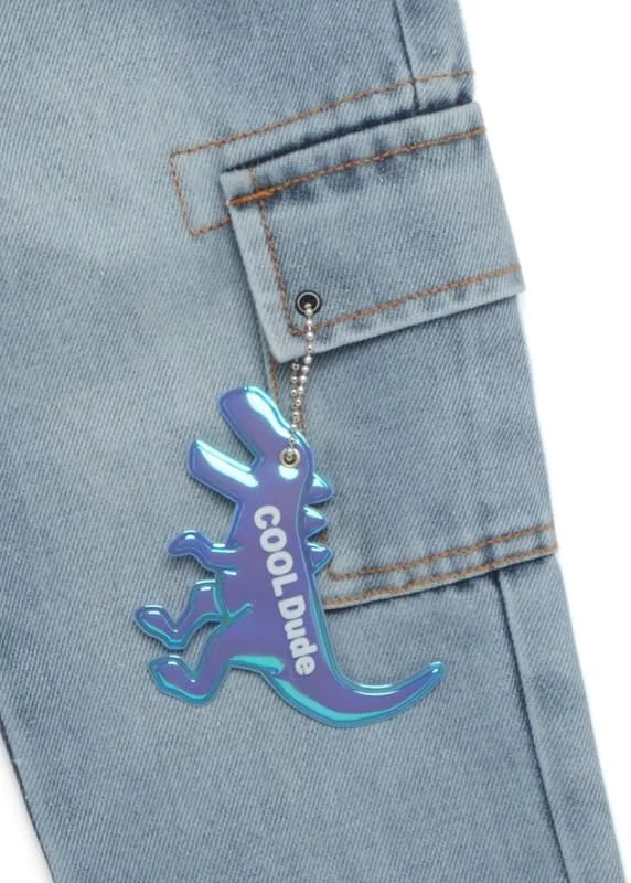 شلوار جین دکمه دار پسرانه