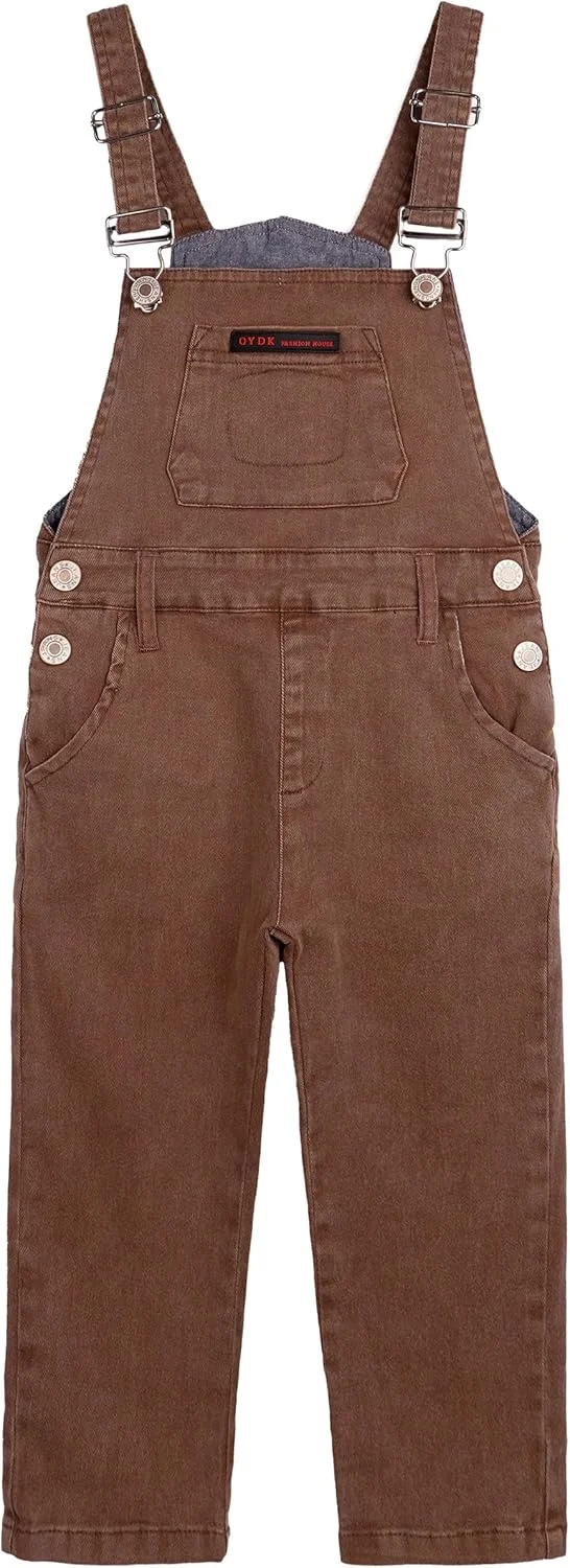 لباس سرهمی بوم نقاشی دخترانه و پسرانه KIDSCOOL SPACE، لباس کار غیررسمی پاره