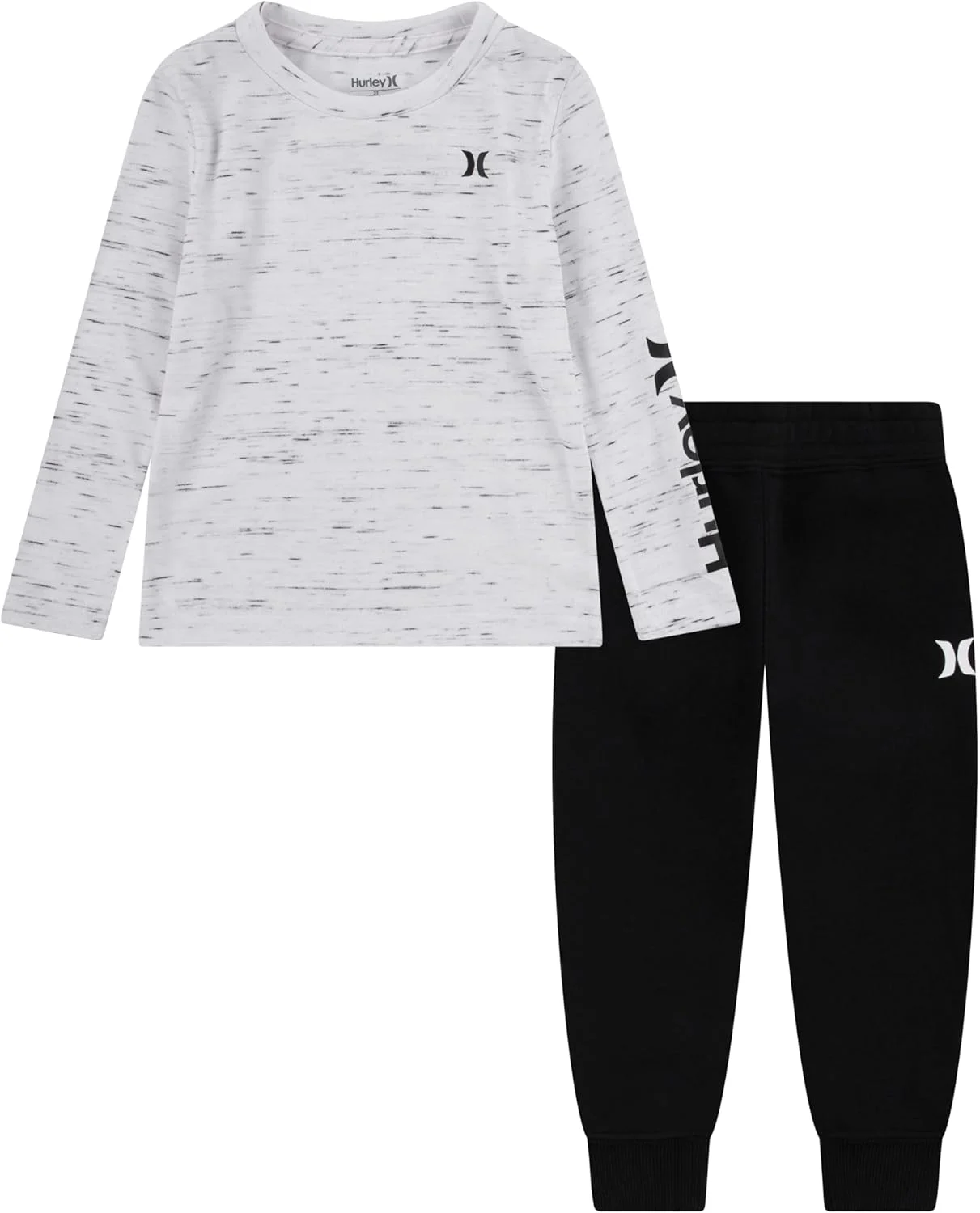 ست تیشرت آستین بلند و شلوارک پسرانه هارلی، مدل Cloud Slub، ست دو تکه (بسته 2 عددی) ست تیشرت آستین بلند و شلوارک پسرانه هارلی، مدل Cloud Slub، ست دو تکه (بسته 2 عددی)