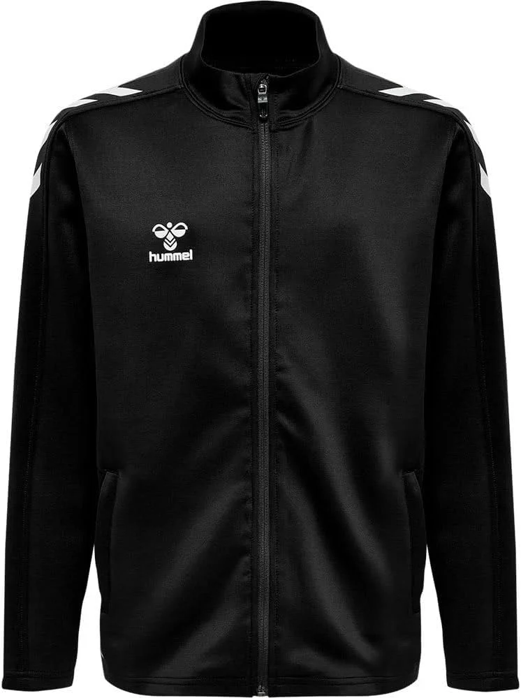 سویشرت زیپ دار پلی استر بچگانه هومل hmlCORE XK، مشکی/مشکی، سایز 164