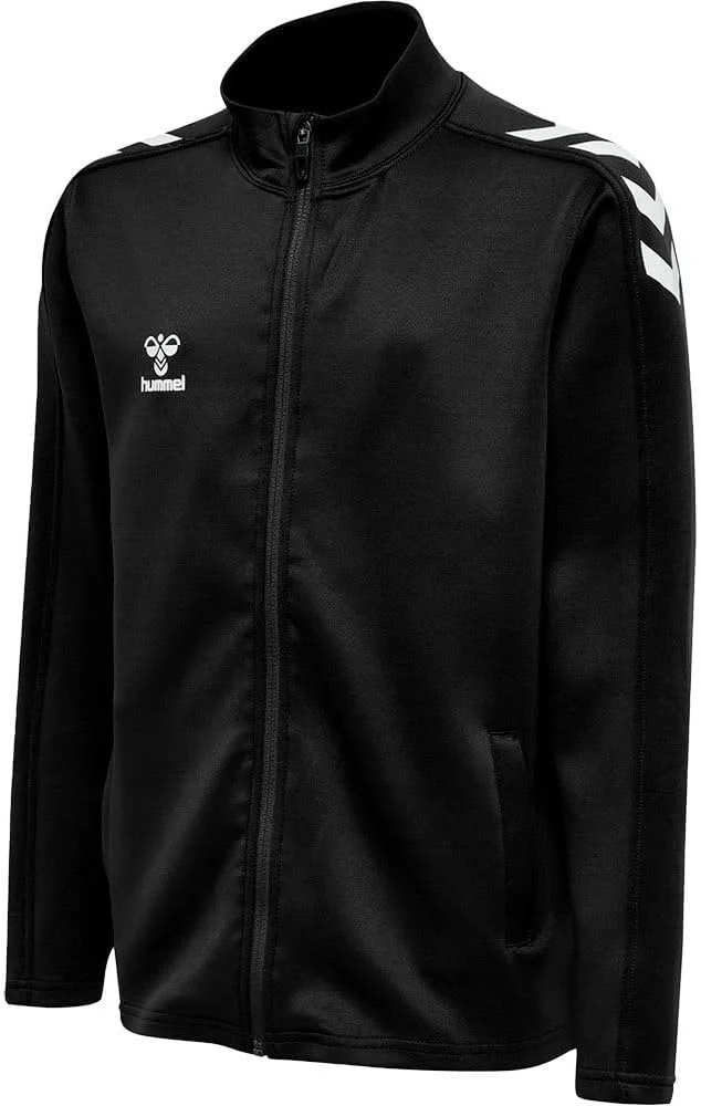 سویشرت زیپ دار پلی استر بچگانه هومل hmlCORE XK، مشکی/مشکی، سایز 164