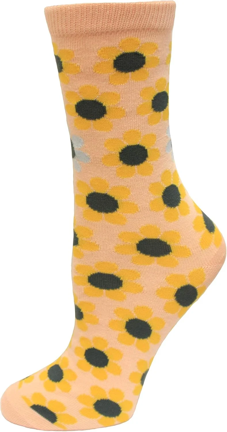 جوراب ساق کوتاه طرح گل آفتابگردان HOTSOX برای کودکان، صورتی گلبرگ، سایز بزرگ-خیلی بزرگ (یک جفت) جوراب ساق کوتاه طرح گل آفتابگردان HOTSOX برای کودکان، صورتی گلبرگ، سایز بزرگ-خیلی بزرگ (یک جفت)