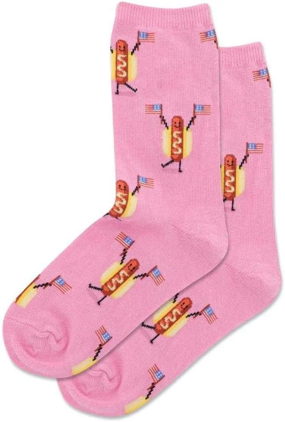 جوراب ساق دار طرح هات داگ کودکانه یک جفت