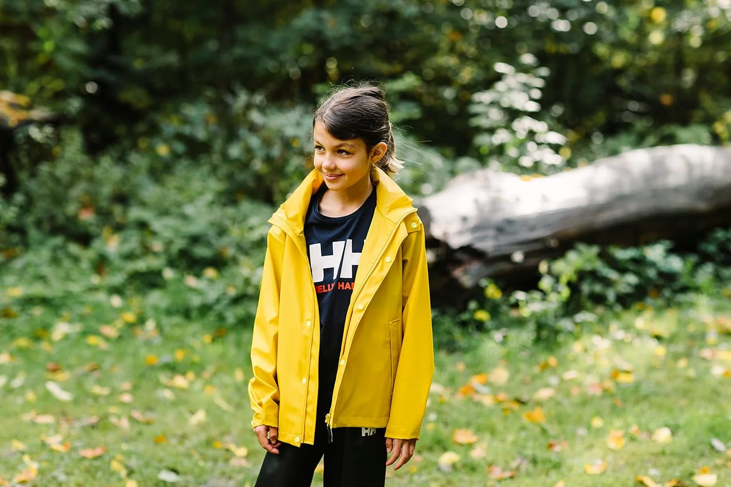 تی شرت آستین کوتاه بچگانه هلی هانسن با لوگو