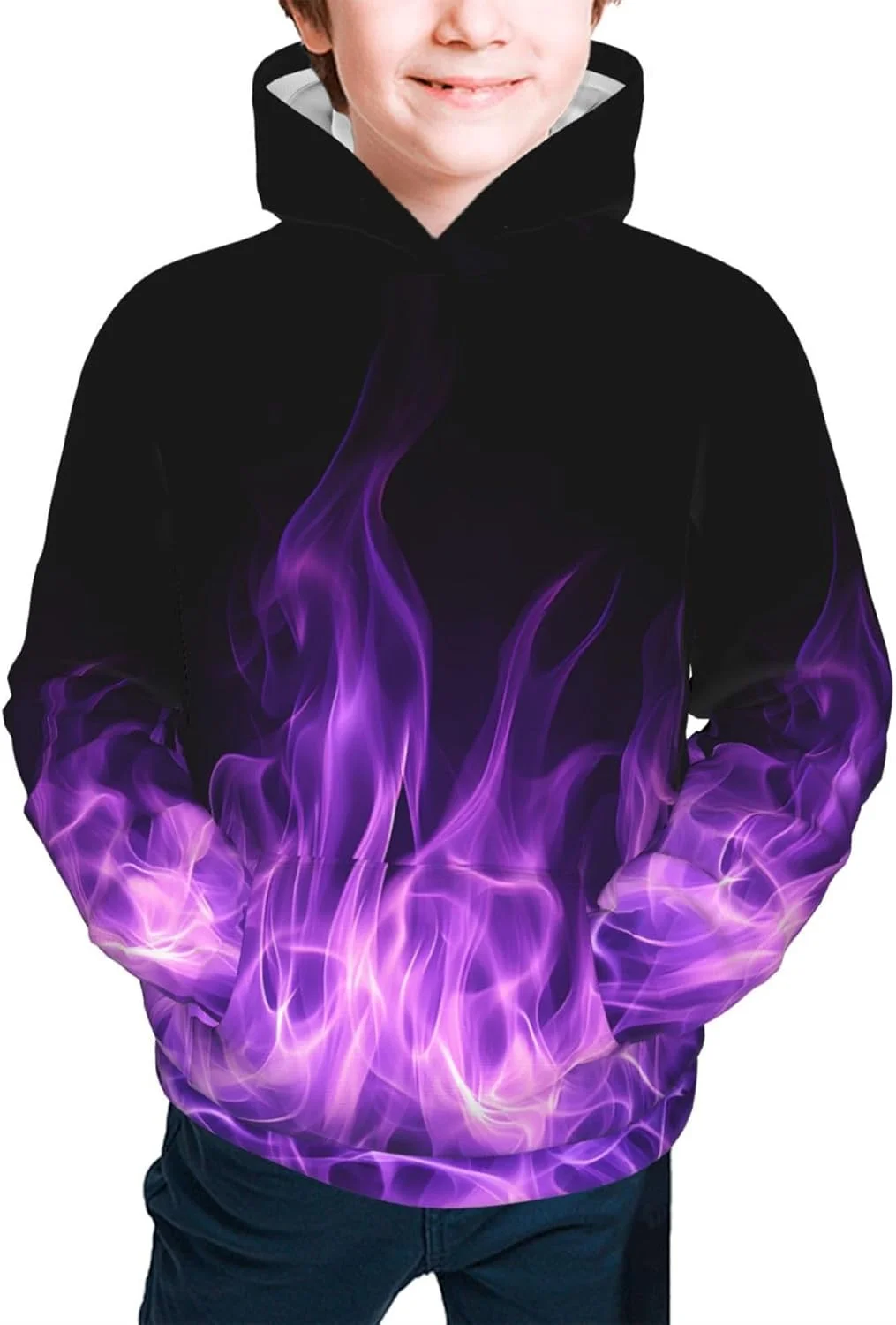 هودی های طرح دار سه بعدی چاپی بچه گانه، پلیور کهکشانی دخترانه و پسرانه