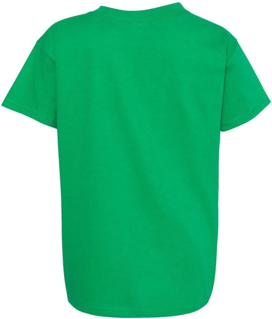 تی شرت آستین کوتاه پسرانه ComfortSoft Hanes، سبز کله غازی، سایز خیلی کوچک