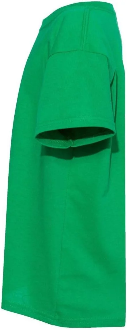 تی شرت آستین کوتاه پسرانه ComfortSoft Hanes، سبز کله غازی، سایز خیلی کوچک