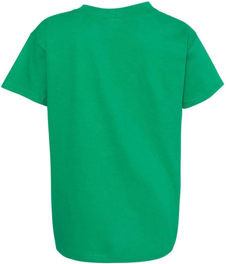 تی شرت آستین کوتاه پسرانه Hanes ComfortSoft سبز کله غازی سایز کوچک