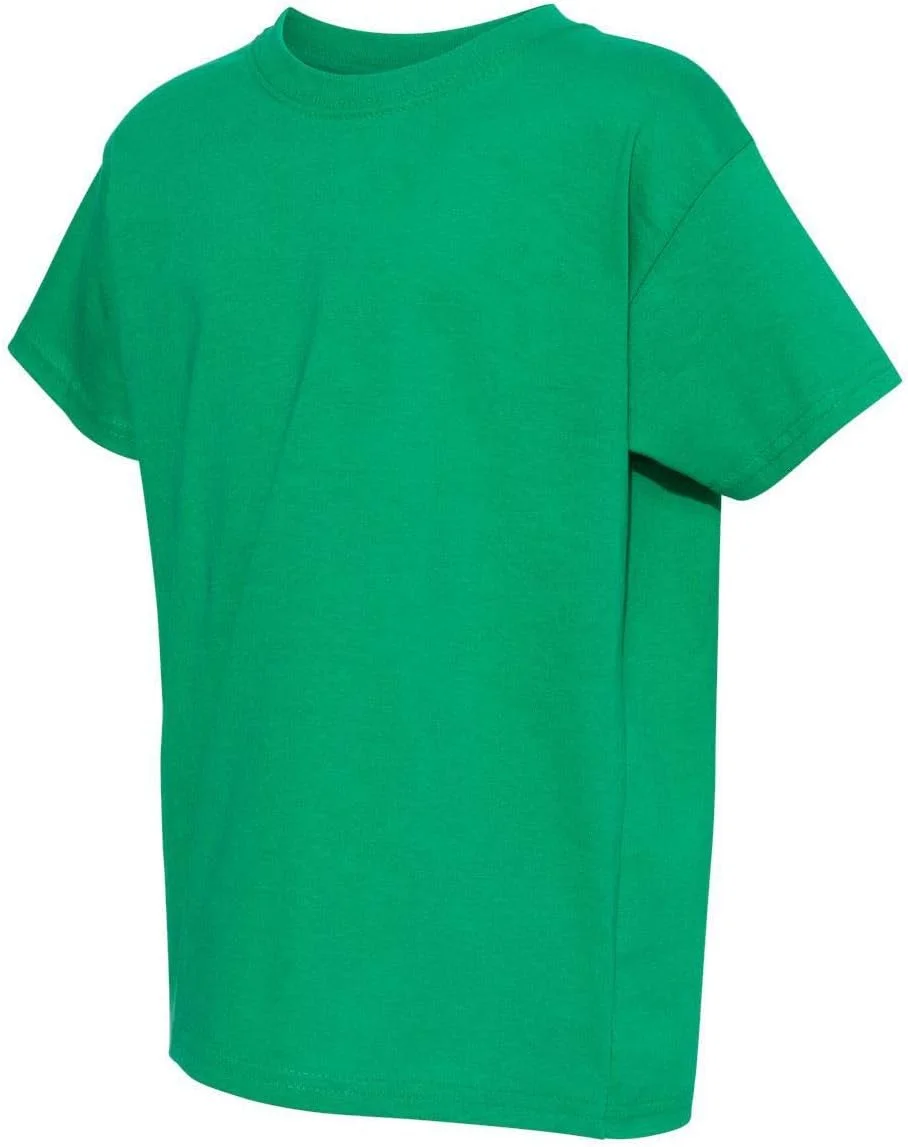 تی شرت آستین کوتاه پسرانه ComfortSoft Hanes، سبز کله غازی، سایز X-Large