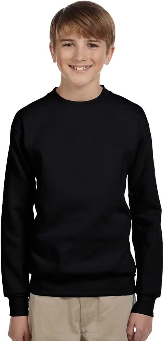 سویشرت پشمی یقه گرد پسرانه Hanes Big Cotton