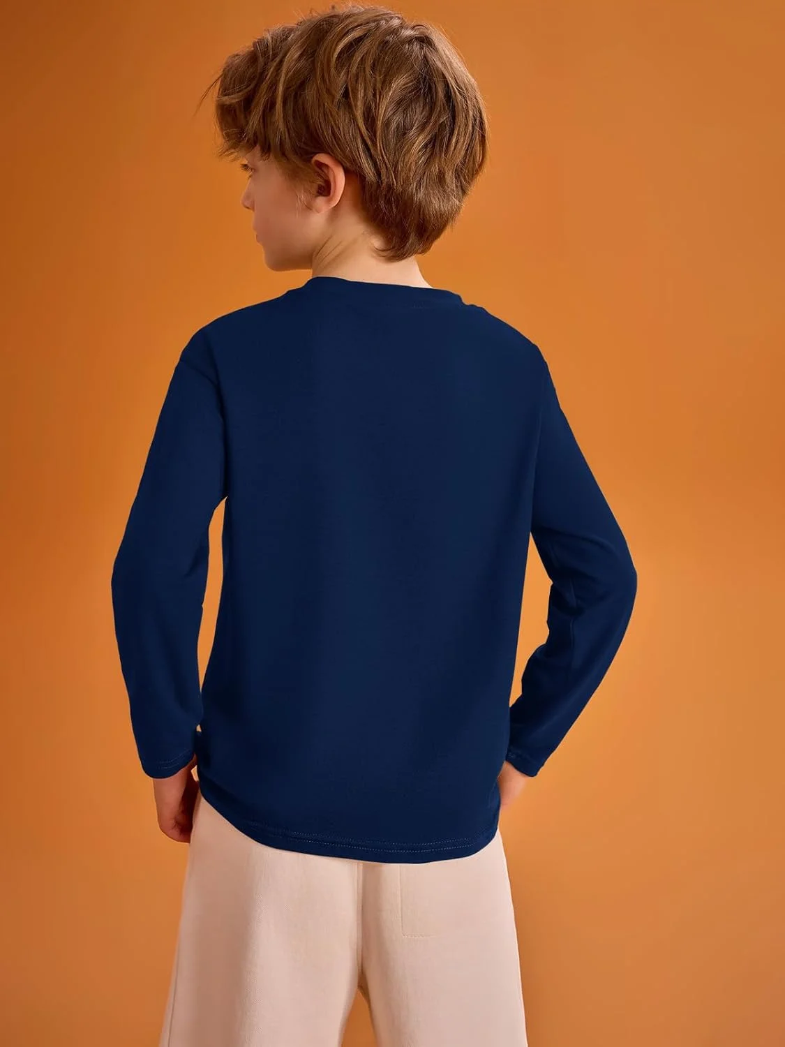 تی‌شرت آستین بلند پسرانه هالومونینگ، مناسب 5 تا 14 سال