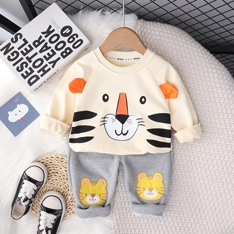 ست لباس پنبه ای طرح دار پسرانه Googo Gaaga ست لباس پنبه ای طرح دار پسرانه Googo Gaaga