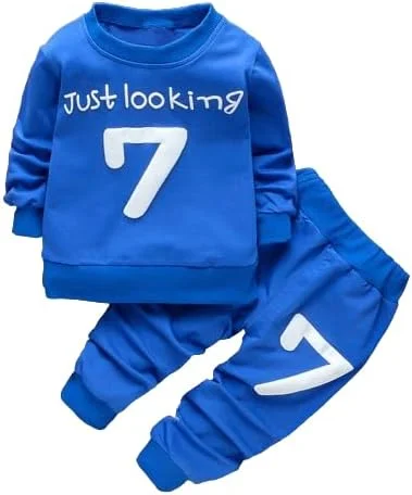 ست بلوز آستین بلند و شلوار پسرانه گوگو گاگا، نارنجی (۲-۳ سال)