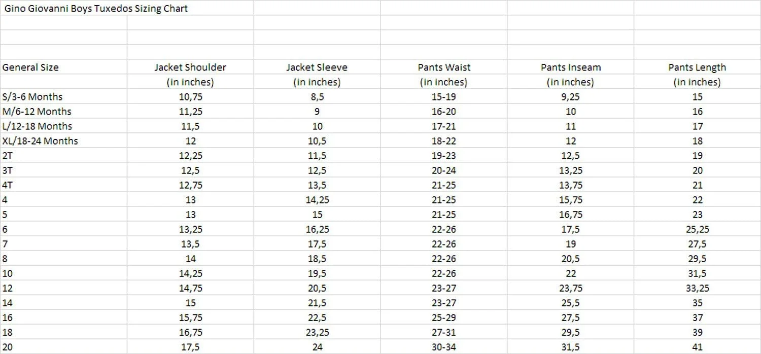 ست کت و شلوار رسمی دو تکه پسرانه جینو جیووانی ست کت و شلوار رسمی دو تکه پسرانه جینو جیووانی
