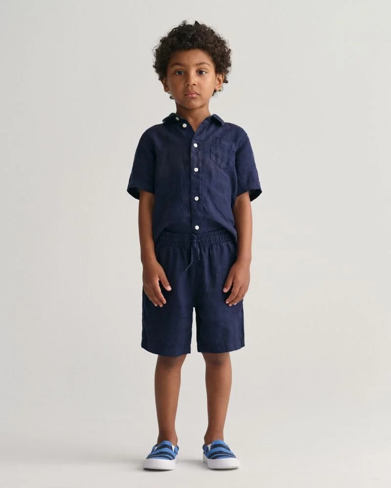 شلوارک کتان پسرانه بچه گانه GANT