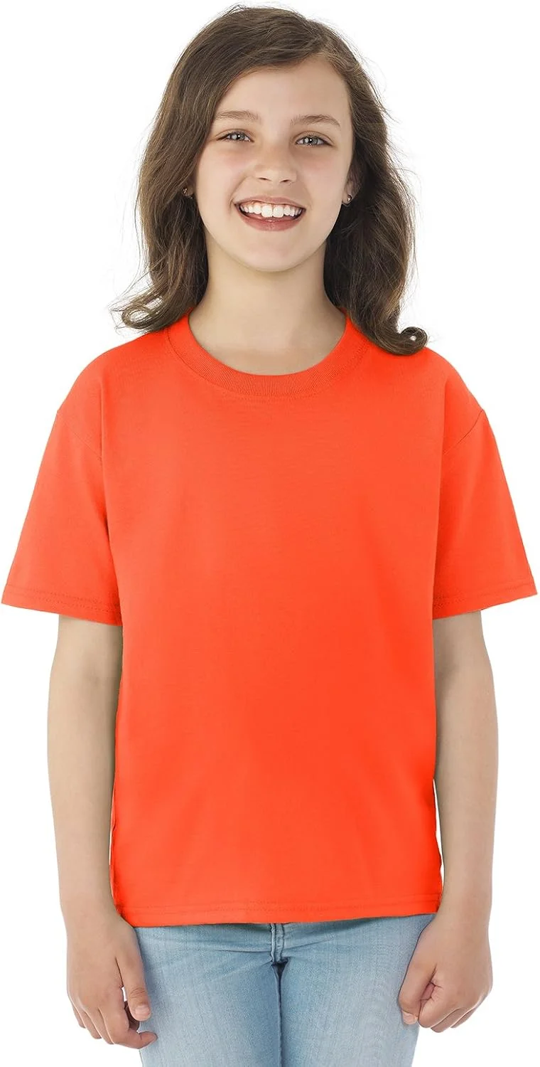 تی شرت آستین کوتاه نخی بچگانه Fruit of the Loom 3930BR HD