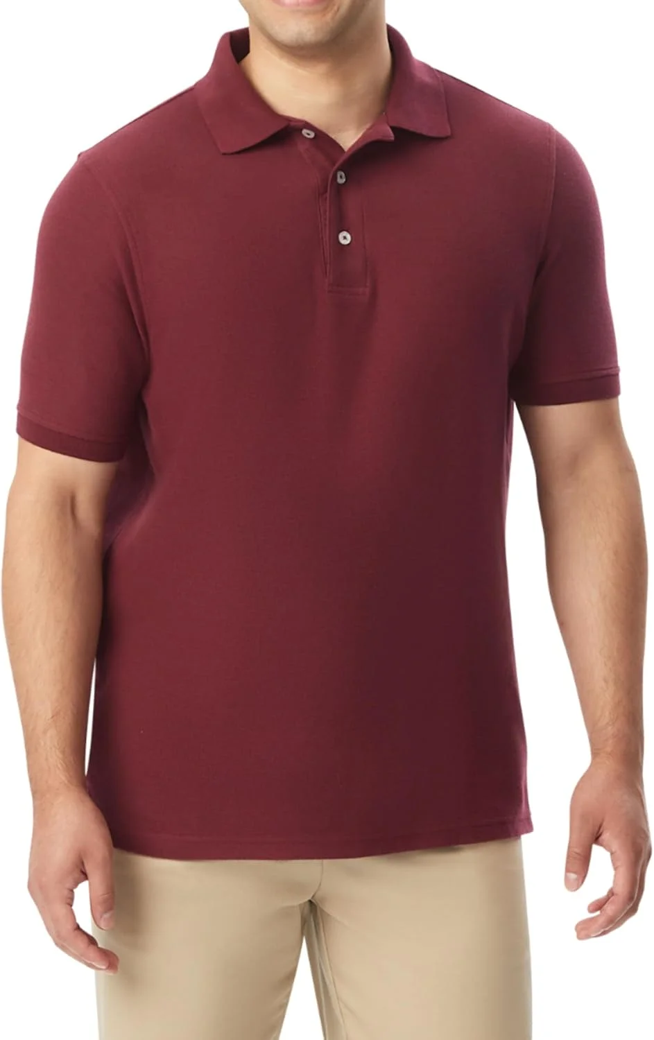 پولوشرت آستین کوتاه مردانه بافت پیکه