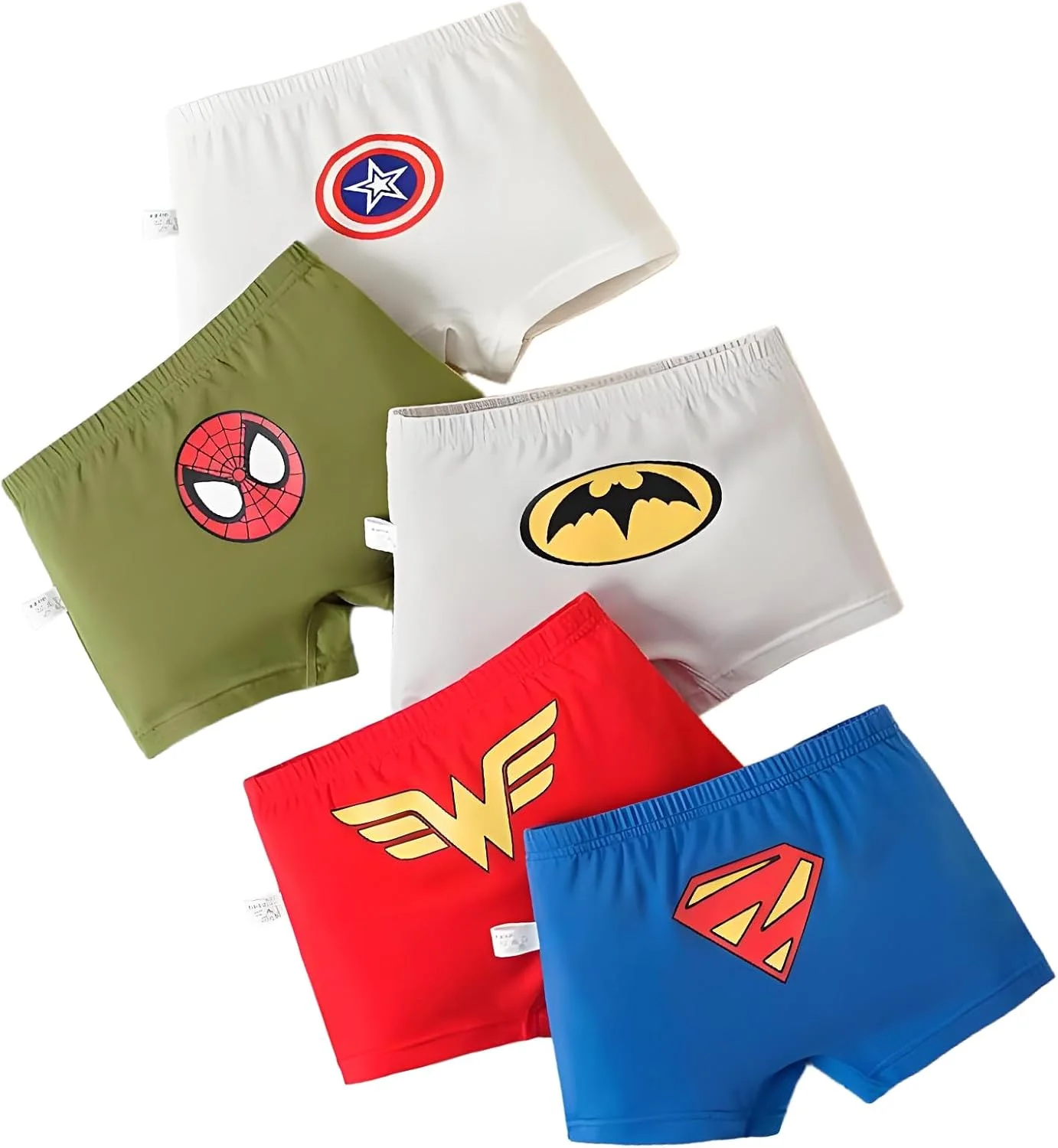 ست 5 عددی شورت باکسر پسرانه نرم و تنفس پذیر