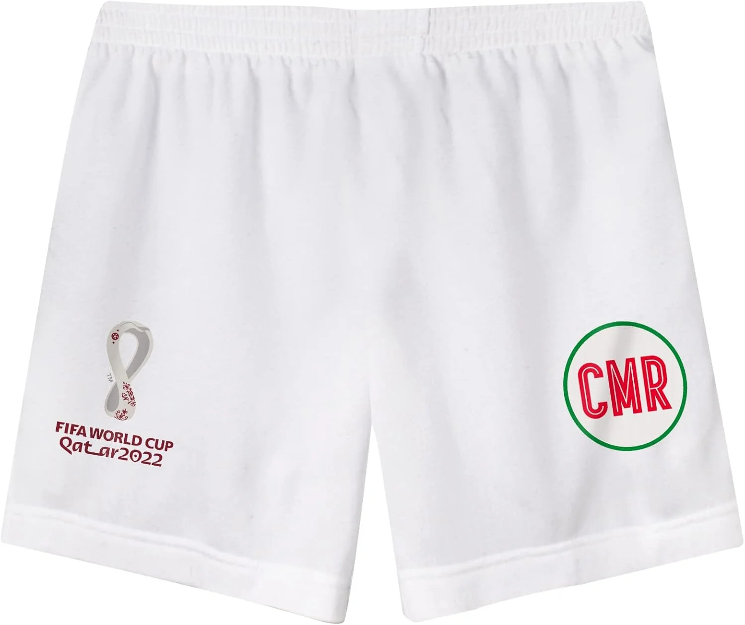 ست تی‌شرت و شورت رسمی جام جهانی 2022 فیفا کودکان - کامرون - ست تی‌شرت و شورت خارج از خانه (بسته 1 عددی)