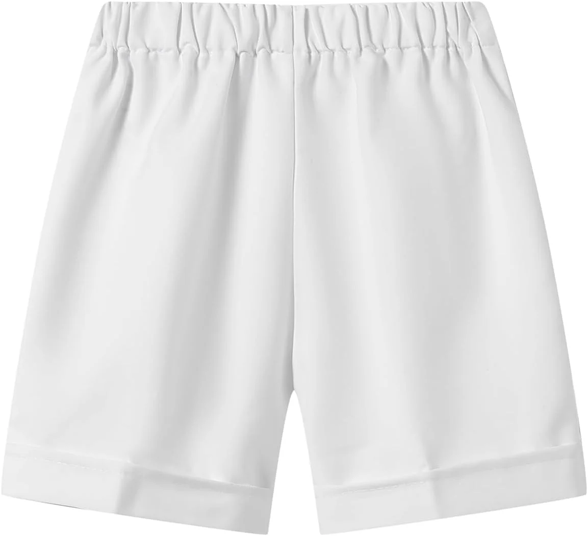 شلوارک پسرانه FastRockee، طرح ساده، کمر کشی، جلوی صاف، دارای جیب، سایز 5 تا 16 سال شلوارک پسرانه FastRockee، طرح ساده، کمر کشی، جلوی صاف، دارای جیب، سایز 5 تا 16 سال