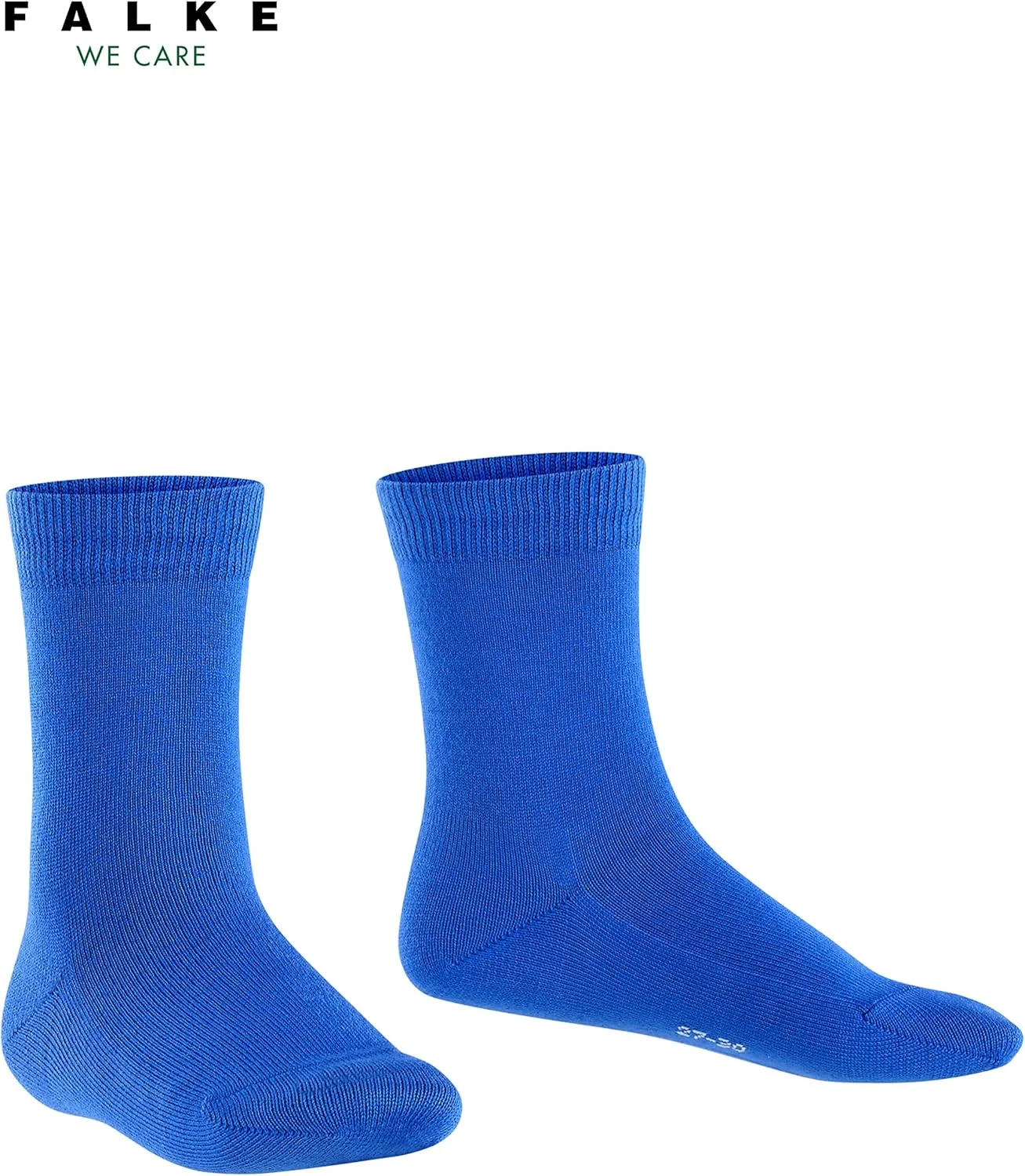 جوراب ساق کوتاه ساده نخی نازک کودکانه تک رنگ فالکه (یک جفت)