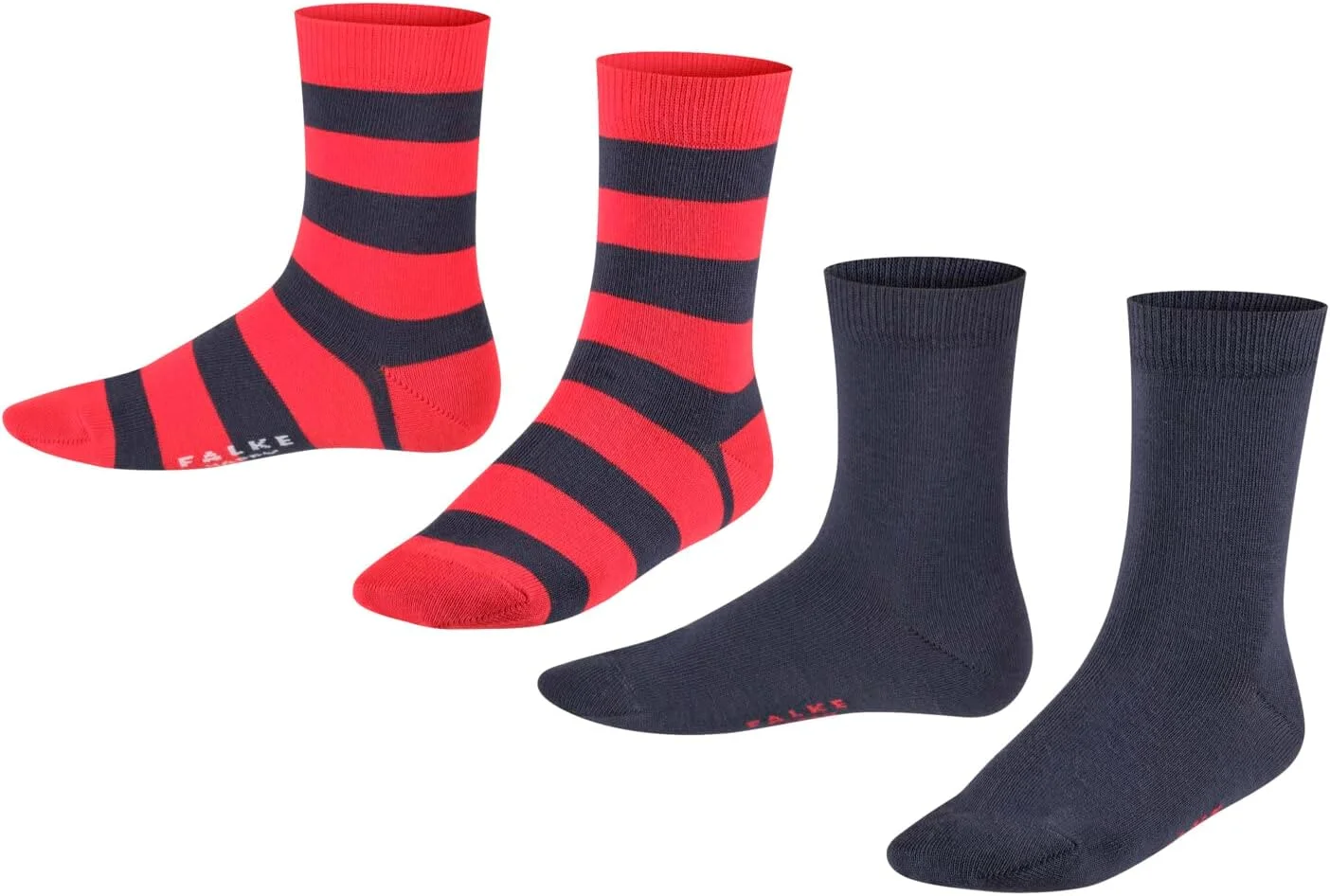 جوراب ساقدار طرح راه راه شاد فالکه (FALKE) مناسب کودکان، بسته 2 عددی جوراب ساقدار طرح راه راه شاد فالکه (FALKE) مناسب کودکان، بسته 2 عددی