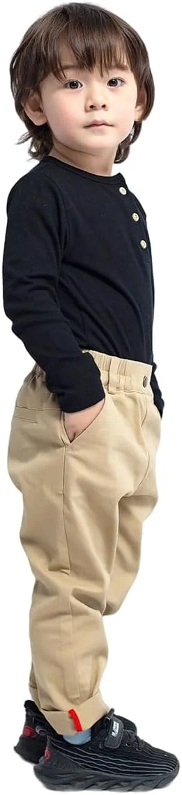 تی شرت هنلی آستین بلند پسرانه Enfants Chéris مناسب کودکان 2 تا 7 سال