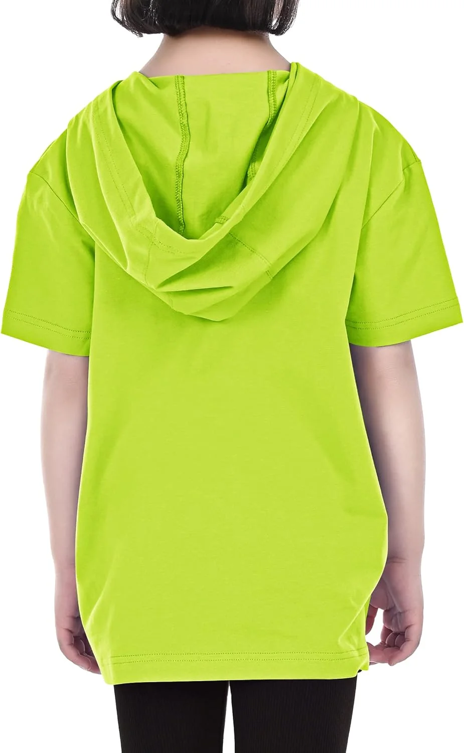 تی‌شرت پسرانه ENDIRAD با جیب زیپ‌دار، تی‌شرت پنبه‌ای طرح پاندا آستین کوتاه، هودی محافظت در برابر اشعه ماوراء بنفش