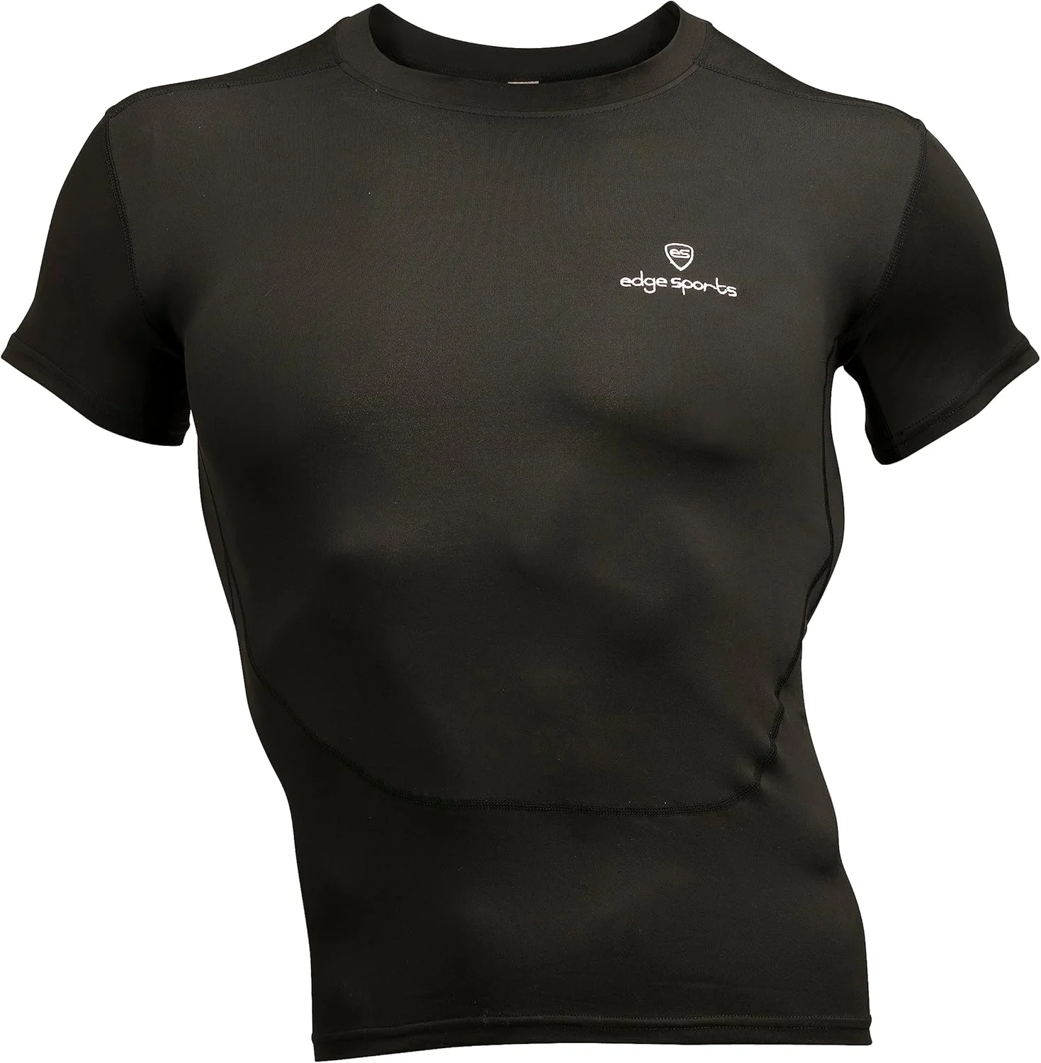 تی‌شرت ورزشی فشاری پسرانه - آستین کوتاه خنک و خشک مناسب تمرینات ورزشی جوانان - ایده‌آل برای فوتبال، بسکتبال، بیسبال